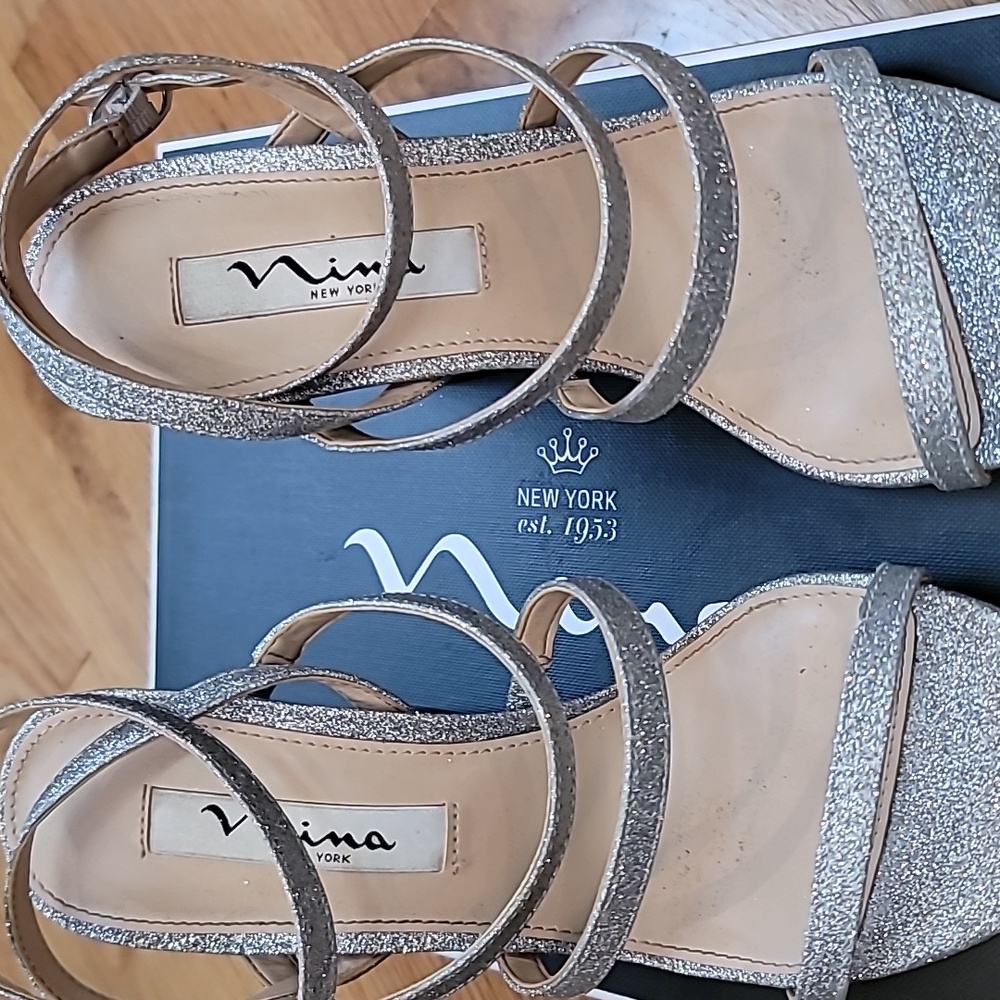 Nina Silver Heels